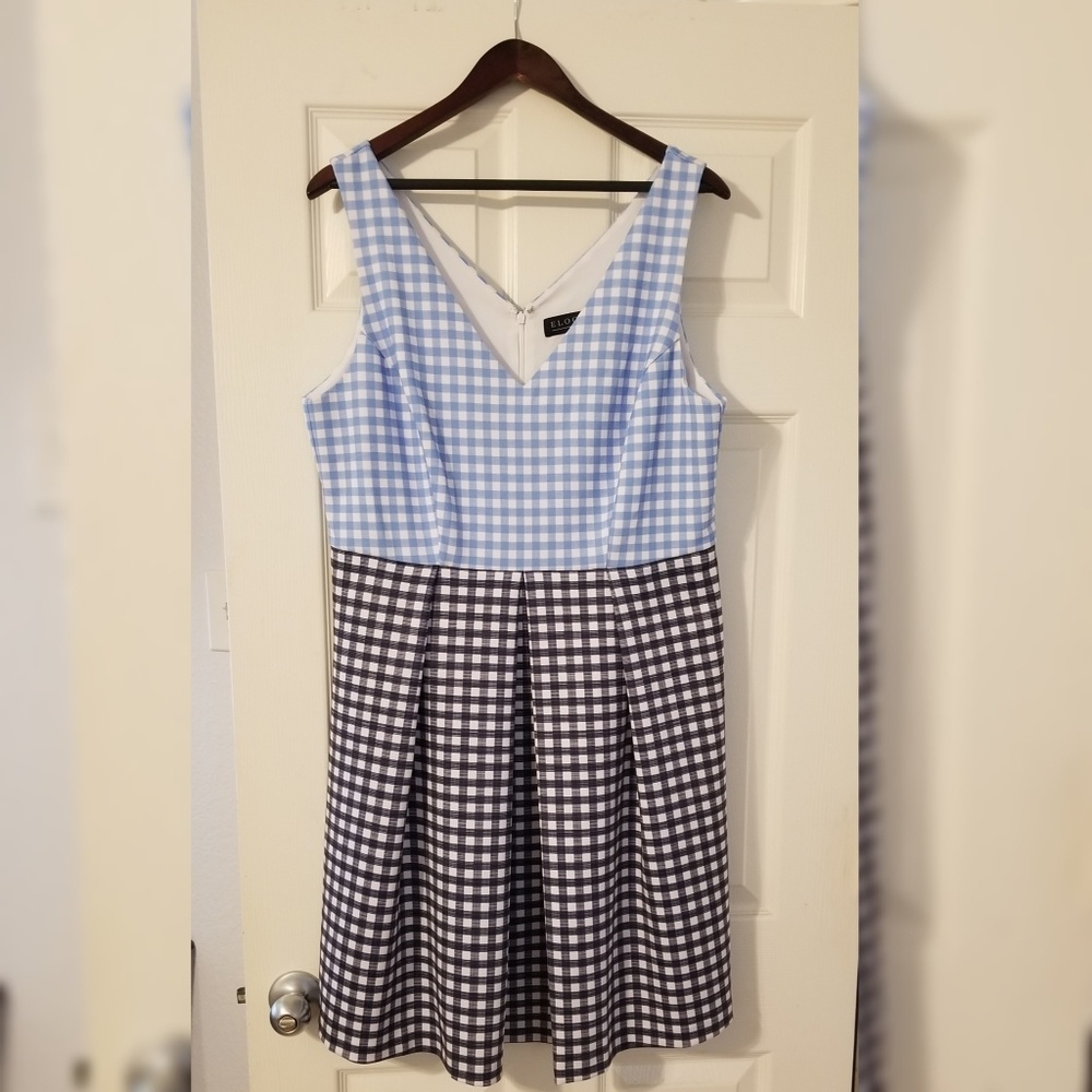 Eloquii Checkered Dress